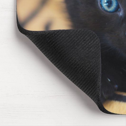 Schwarzkatze Mousepad (Ecke)
