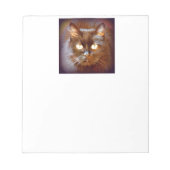 Schwarzkatze Notizblock (Vorderseite)