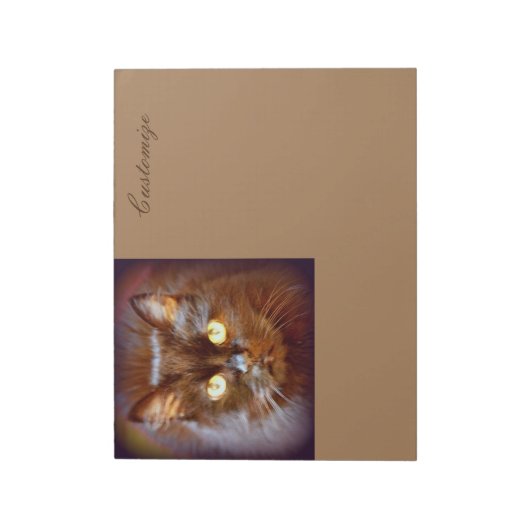 Schwarzkatze Notizblock (Rotiert)
