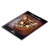 Schwarzkatze Notizblock (Linke Seite)