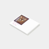 Schwarzkatze Post-it Klebezettel (angewinkelt)