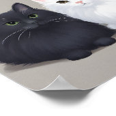 Schwarzkatze Poster (Ecke)