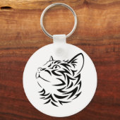 Schwarzkatze Schlüsselanhänger (Vorderseite)