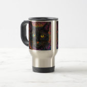 Schwarzkatze - Tasse (Vorderseite Links)