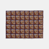 Schwarzkatzen Fleecedecke (Vorderseite (Horizontal))