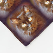 Schwarzkatzen Fleecedecke (Ecke)