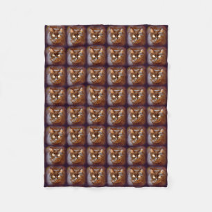 Schwarzkatzen Fleecedecke