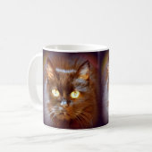 Schwarzkatzen Kaffeetasse (Vorderseite Links)