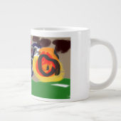 Schwarzkatzenbraun Jumbo-Tasse (Rechts)