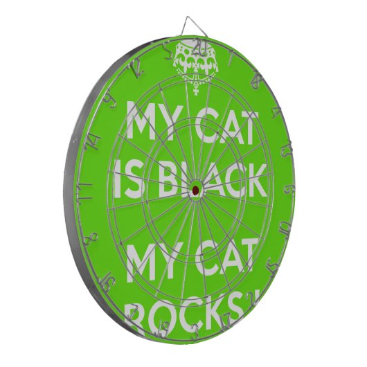 Schwarzkatzengestein Dartscheibe (Vorderseite Links)