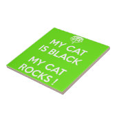 Schwarzkatzengestein Fliese (Seite)