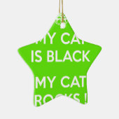 Schwarzkatzengestein Keramik Ornament (Rechts)