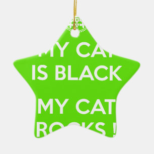 Schwarzkatzengestein Keramik Ornament