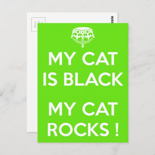 Schwarzkatzengestein Postkarte (Vorne/Hinten)