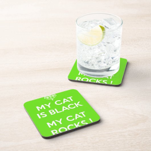 Schwarzkatzengestein Untersetzer (Rechte Seite)