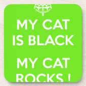 Schwarzkatzengestein Untersetzer (Vorderseite)