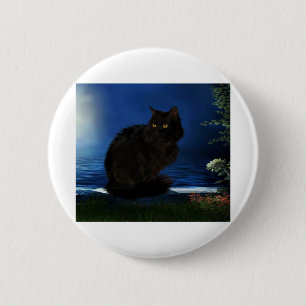 Schwarzkatzenkatze Button