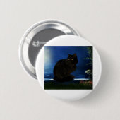 Schwarzkatzenkatze Button (Vorne & Hinten)