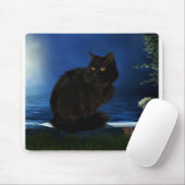 Schwarzkatzenkatze Mousepad (Mit Mouse)