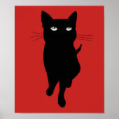 Schwarzkatzenkatzer Poster (Vorne)