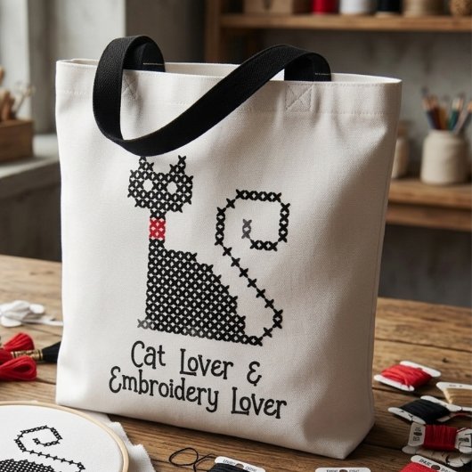 Schwarzkatzenliebhaber Tasche