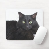 Schwarzkatzenmousepad Mousepad (Mit Mouse)