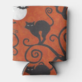 Schwarzkatzenorange Dosenkühler (Vorderseite)