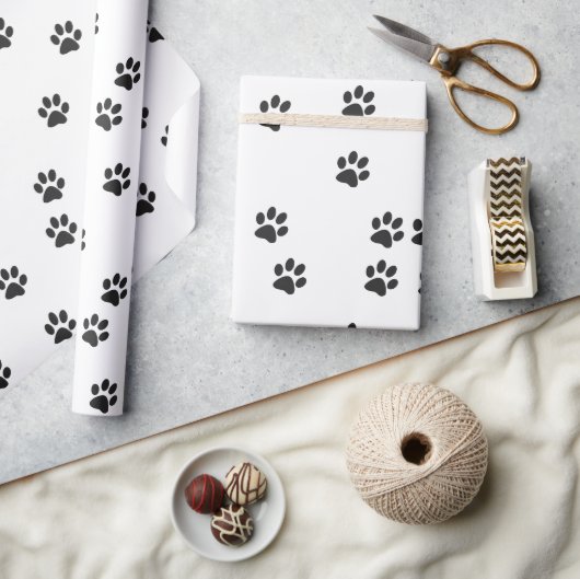 Schwarzkatzenpaare Geschenkpapier (Kunsthandwerk)