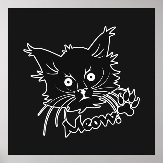 Schwarzkatzenspezialposter Poster (Vorne)