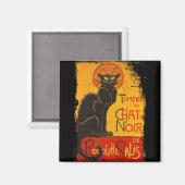 Schwarzkatzenturnee Magnet (Vorderseite/Rückseite)