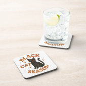 Schwarzkatzenzeit Getränkeuntersetzer (Rechte Seite)