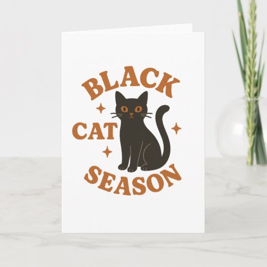 Schwarzkatzenzeit Karte (Vorderseite)