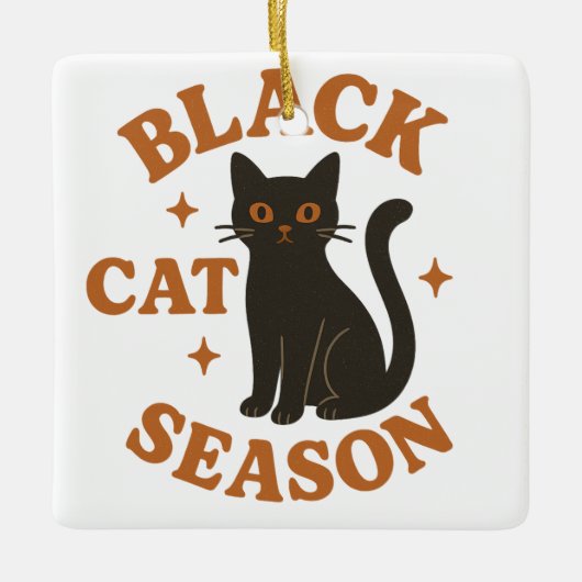 Schwarzkatzenzeit Keramikornament (Vorderseite)