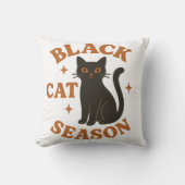 Schwarzkatzenzeit Kissen (Vorderseite)