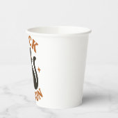 Schwarzkatzenzeit Pappbecher (Links)