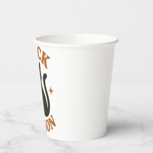 Schwarzkatzenzeit Pappbecher (Links)