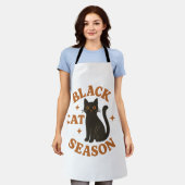 Schwarzkatzenzeit Schürze (Getragen)