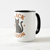 Schwarzkatzenzeit Tasse (VorderseiteRechts)