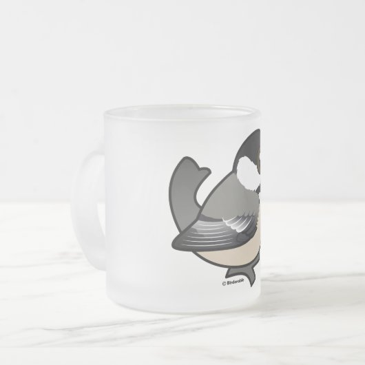 Schwarzkichadelle Mattglastasse (Vorderseite Links)