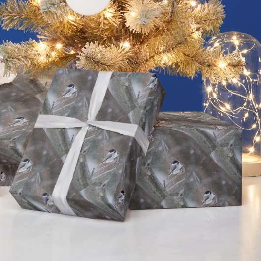 Schwarzkichererbse - Songbird Geschenkpapier (Feiertage)