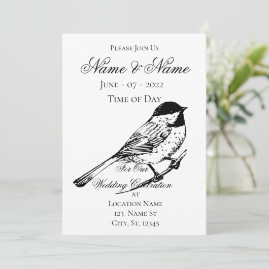 Schwarzkichererbse Thunder_Cove Einladung (Stehend Vorderseite)