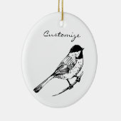 Schwarzkichererbse Thunder_Cove Keramik Ornament (Rechts)