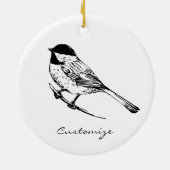 Schwarzkichererbse Thunder_Cove Keramik Ornament (Hinten)