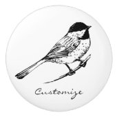 Schwarzkichererbse Thunder_Cove Keramikknauf (Vorderseite)