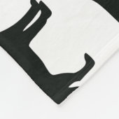 Schwarzkleckhund Fleecedecke (Ecke)