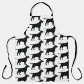 Schwarzkleckhund Schürze (Vorderseite)