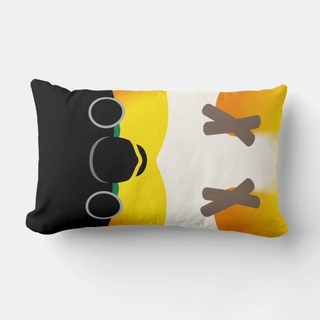 Schwarzköpfiger Caique Lendenkissen (Vorderseite)