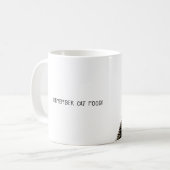 Schwarzkopfkatze Kaffeetasse (Vorderseite Links)