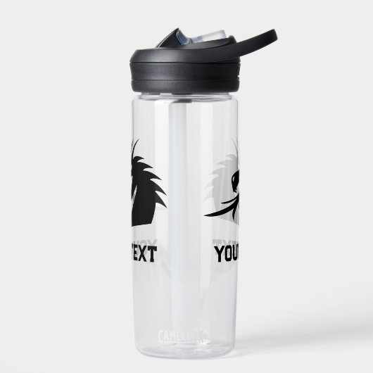 Schwarzkopfkreatur der Drachen-Ummantelung Trinkflasche (Links)