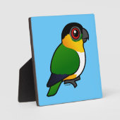 Schwarzkopfpapagei Fotoplatte (Vorderseite)